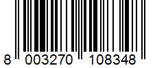 Barcode 8003270108348
