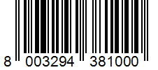 Barcode 8003294381000