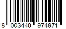Barcode 8003440974971