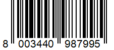 Barcode 8003440987995