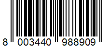 Barcode 8003440988909