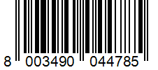 Barcode 8003490044785