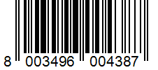 Barcode 8003496004387