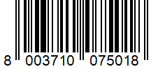 Barcode 8003710075018