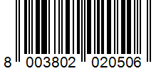 Barcode 8003802020506