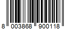 Barcode 8003868900118