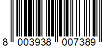 Barcode 8003938007389