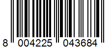 Barcode 8004225043684