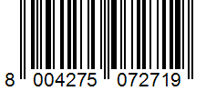 Barcode 8004275072719