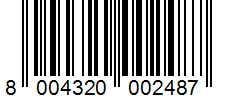 Barcode 8004320002487