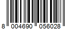 Barcode 8004690056028