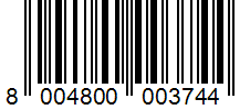 Barcode 8004800003744