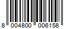 Barcode 8004800006158