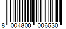 Barcode 8004800006530