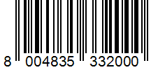 Barcode 8004835332000