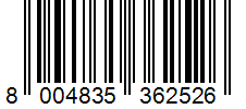 Barcode 8004835362526