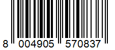 Barcode 8004905570837