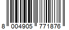 Barcode 8004905771876