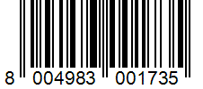 Barcode 8004983001735