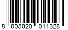 Barcode 8005020011328