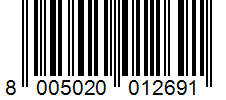 Barcode 8005020012691