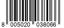 Barcode 8005020038066