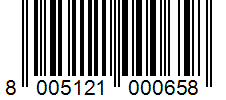 Barcode 8005121000658