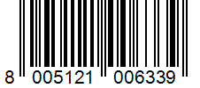 Barcode 8005121006339