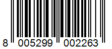 Barcode 8005299002263