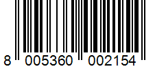 Barcode 8005360002154