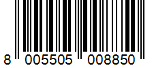Barcode 8005505008850