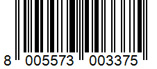 Barcode 8005573003375