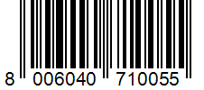 Barcode 8006040710055