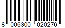 Barcode 8006300020276