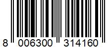 Barcode 8006300314160