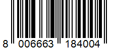 Barcode 8006663184004