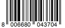 Barcode 8006680043704