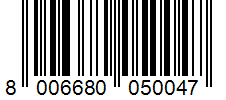 Barcode 8006680050047