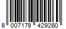 Barcode 8007178429260