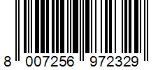 Barcode 8007256972329