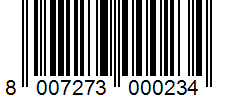 Barcode 8007273000234