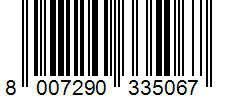 Barcode 8007290335067