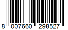 Barcode 8007660298527