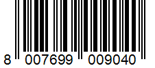 Barcode 8007699009040