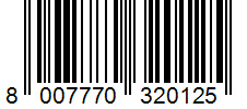 Barcode 8007770320125