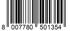 Barcode 8007780501354