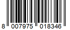 Barcode 8007975018346