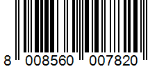 Barcode 8008560007820