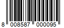 Barcode 8008587000095