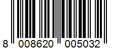 Barcode 8008620005032